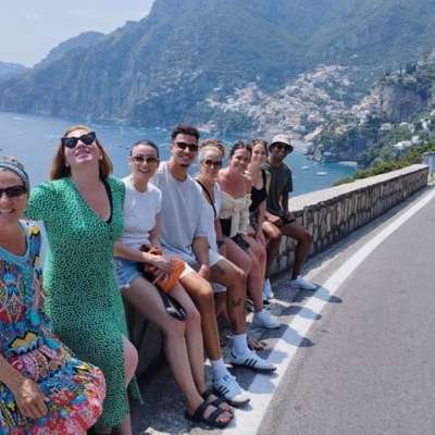 Golden evening in Positano