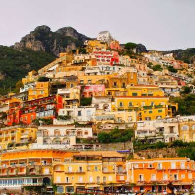 Golden evening in Positano